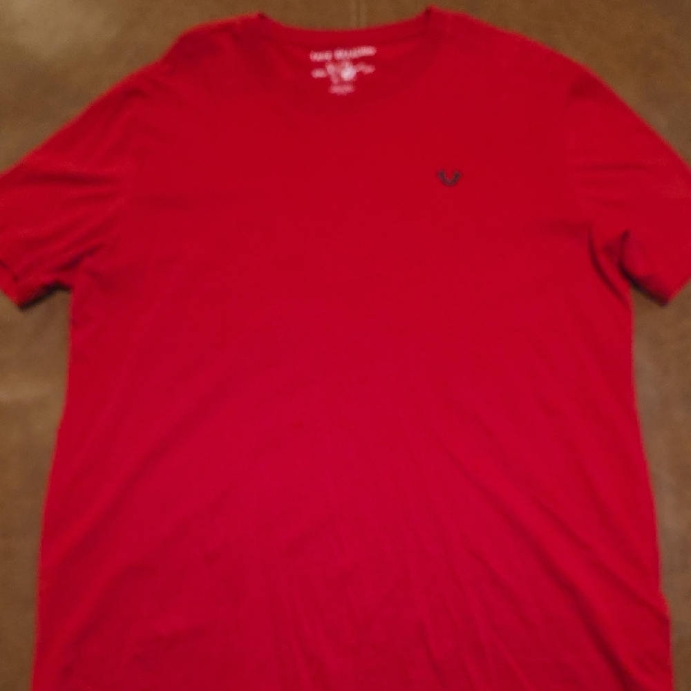 True Religion Classic Red Short Sleeve Tee